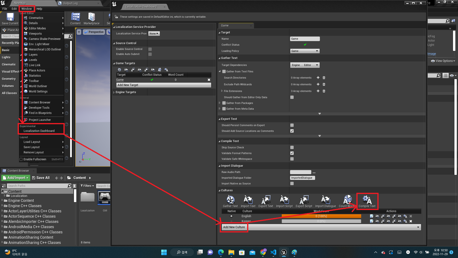 Open Localization Dashboard